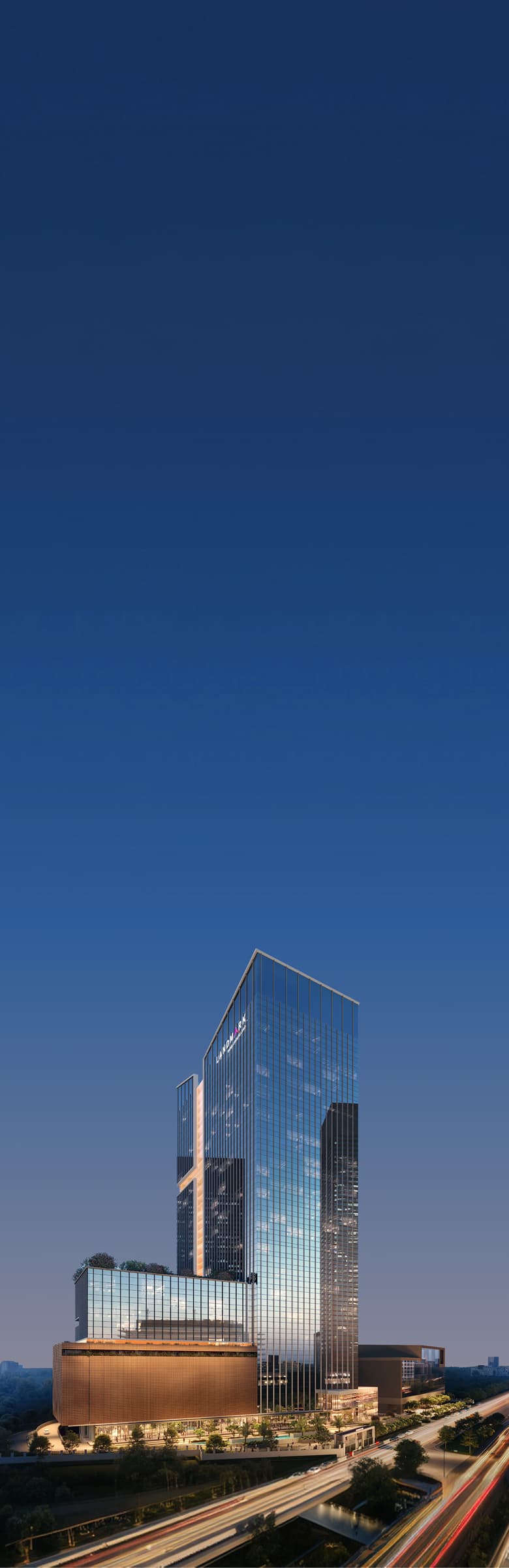 Landmark One tower — Golf Course Extension Road, Gurugram